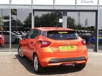 Used Nissan Micra Acenta 100 HP (73 kW) 2020 Orange Hatchback