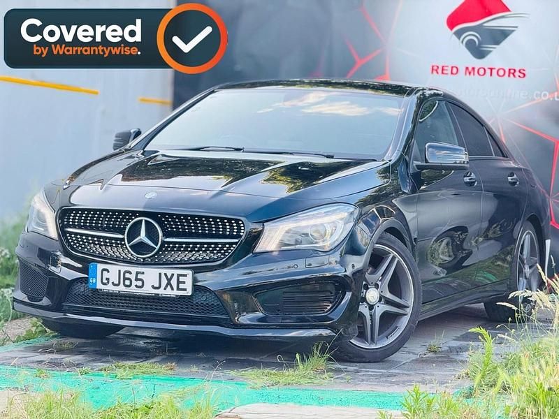 Black Used 2015 Mercedes CLA180 AMG Sedan | £11,495 (Fair price) - Image 1/4