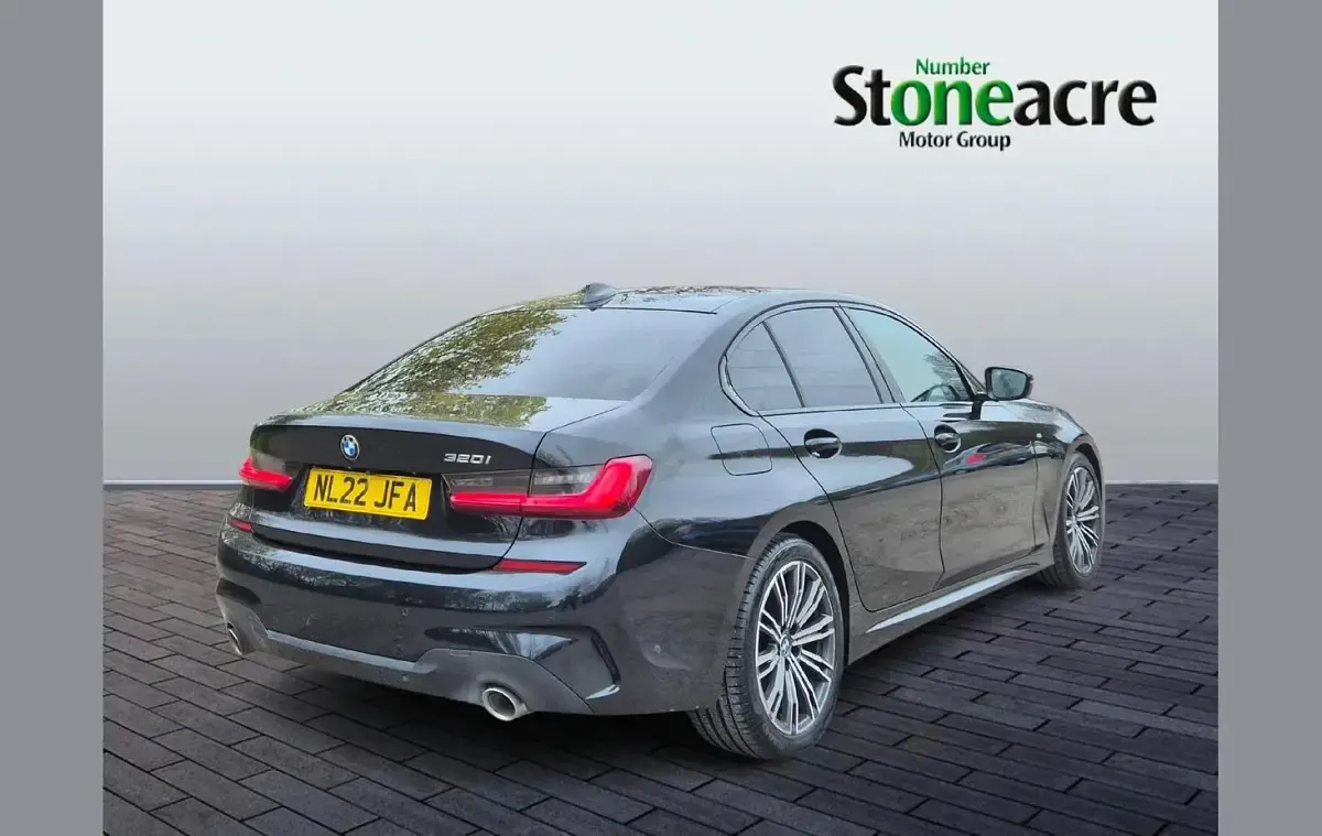 Used BMW 320 M Sport 180 HP (132 kW) 2022 Black Sedan