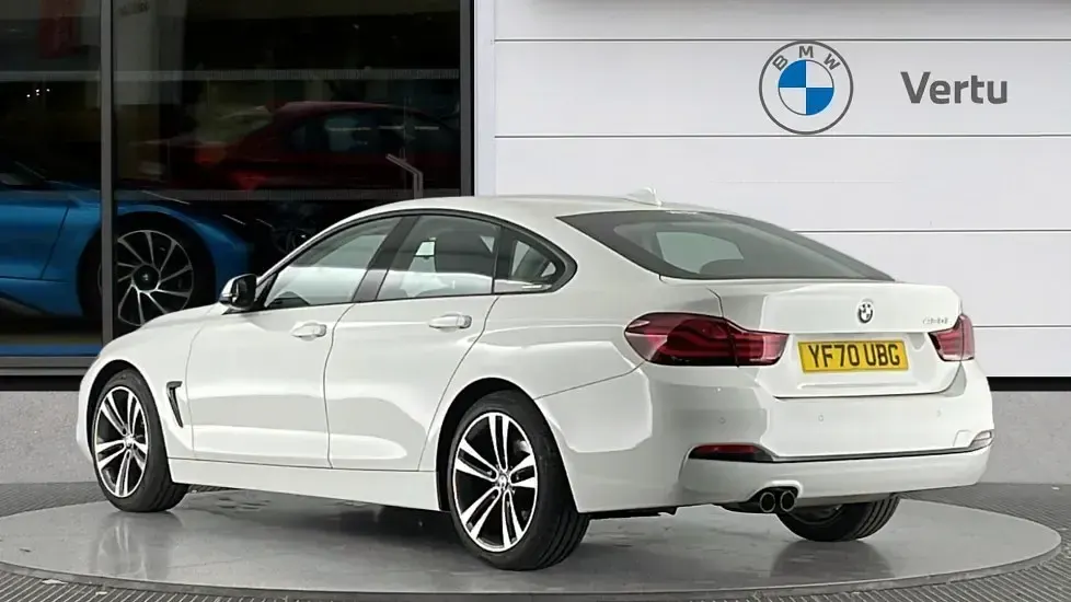 Used BMW 420 Gran Coupé Sport Line 181 HP (133 kW) 2020 White Coupe