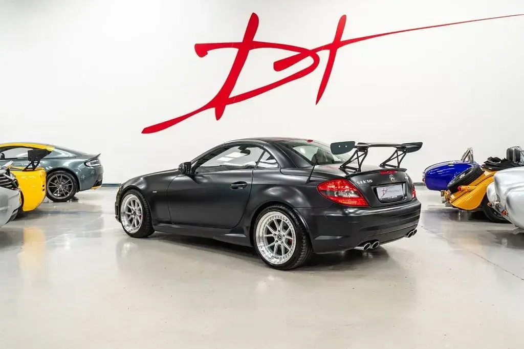 Used Mercedes SLK55 AMG AMG 360 HP (264 kW) 2008 Black Cabriolet