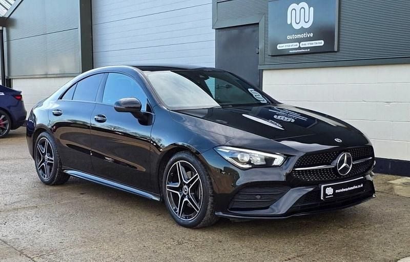 Black Used 2023 Mercedes CLA180 Executive Sedan | £23,395 (Good price) - Image 1/4