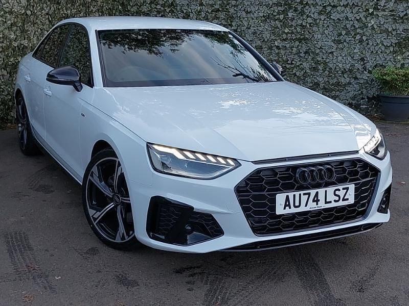 White Used 2024 Audi A4 Black Edition Sedan | £29,698 (Expensive) - Image 1/4