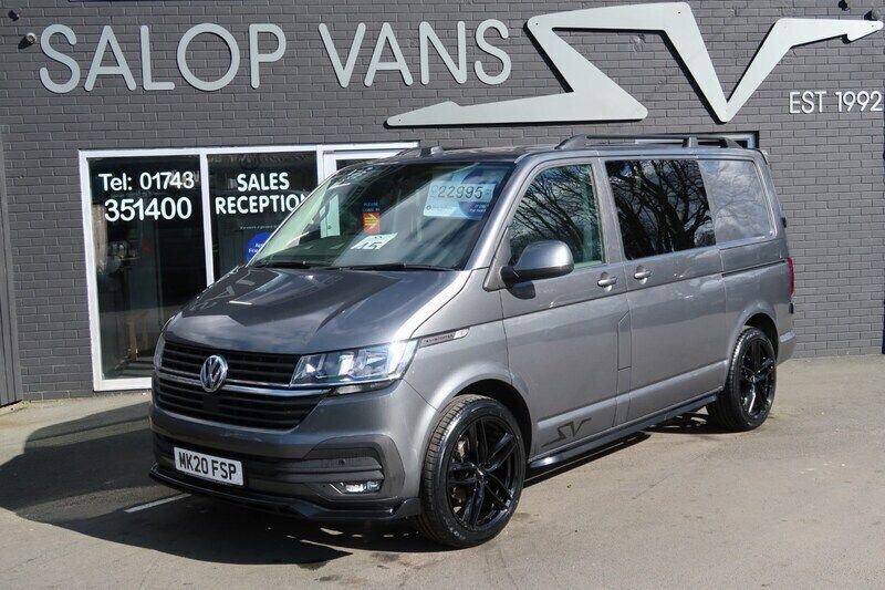 Grey Used 2020 VW T6.1 Highline Van | £22,995 - Image 1/4