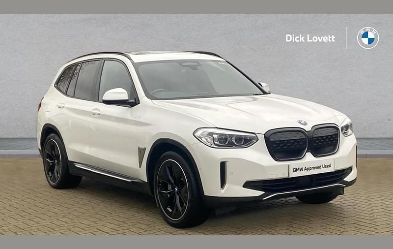 White Used 2022 BMW iX3 Shadowline SUV | £24,002 (Good price) - Image 1/4