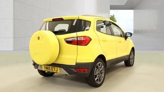 Used Ford Ecosport Titanium 125 HP (91 kW) 2015 Yellow SUV