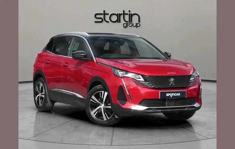 Red Used 2021 Peugeot 3008 GT SUV | £16,850 (Fair price) - Image 1/4