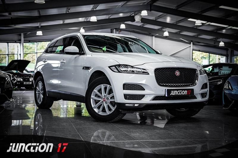 White Used 2018 Jaguar F-Pace Prestige SUV | £13,388 (Fair price) - Image 1/3