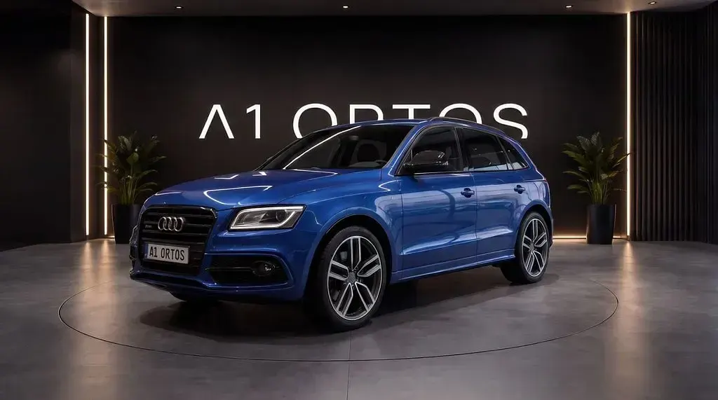 Used Audi Q5 S-line plus 190 HP (139 kW) 2016 Blue SUV