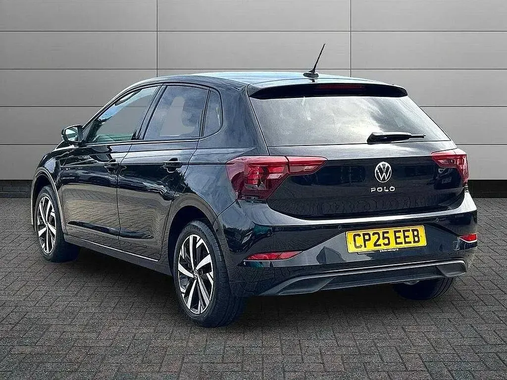 Used VW Polo Match 95 HP (69 kW) 2025 Black Hatchback