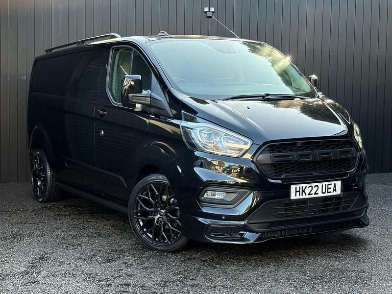 Black Used 2022 Ford Transit Custom Limited Van | £20,990 (Expensive) - Image 1/3