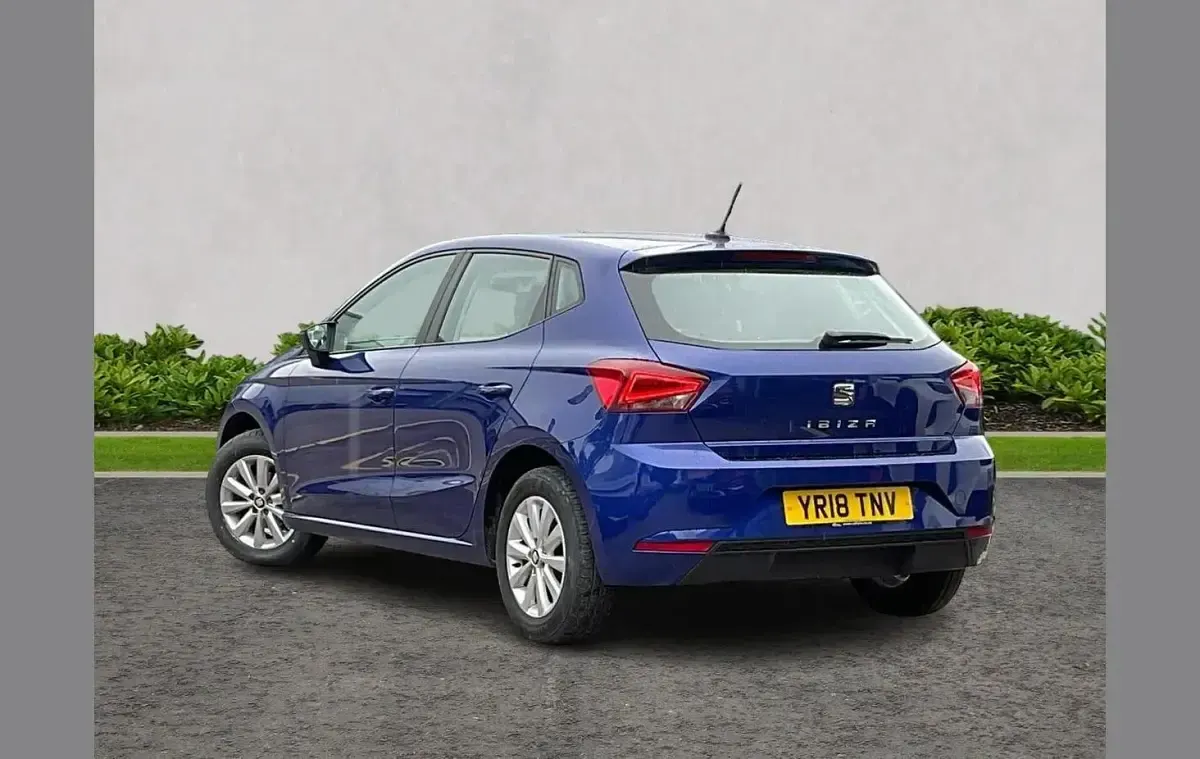 Used Seat Ibiza SE Technology 73 HP (53 kW) 2018 Blue Hatchback
