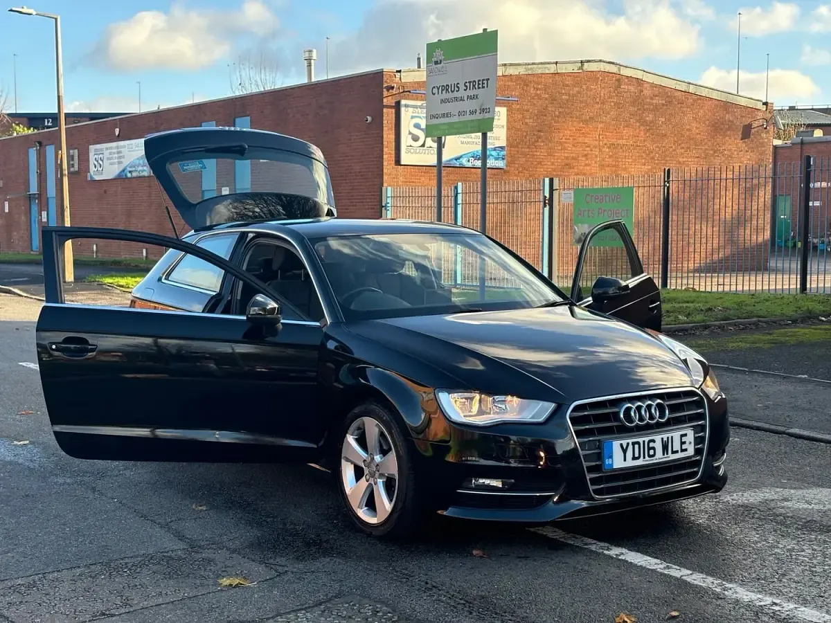 Used Audi A3 Sport 110 HP (80 kW) 2016 Black Hatchback