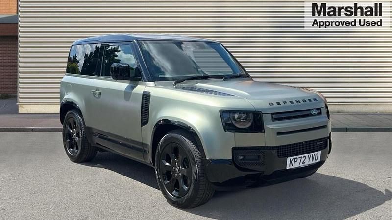 Pangea green metallic Used 2022 Land Rover Defender HSE Dynamic SUV | £57,025 (Super price) - Image 1/4