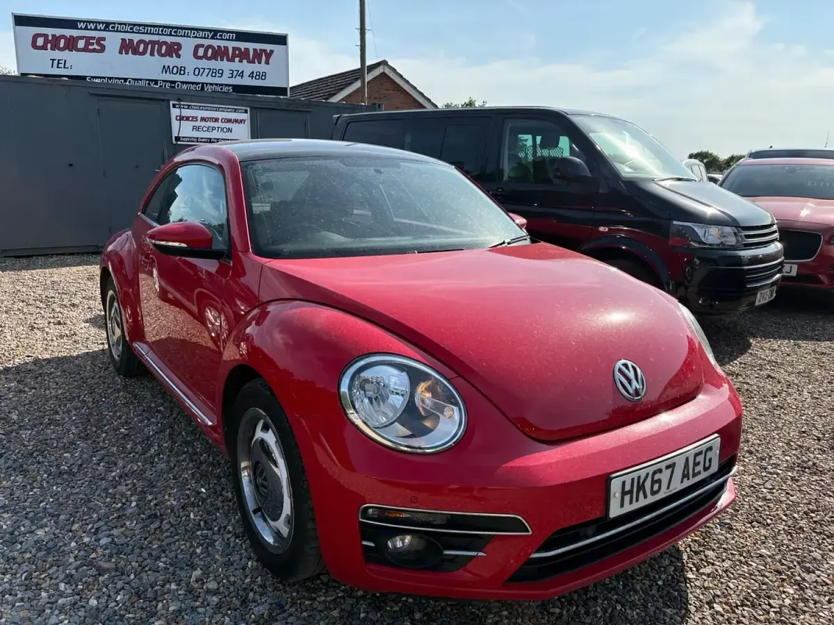 Used VW Beetle Design 150 HP (110 kW) 2017 Red Hatchback