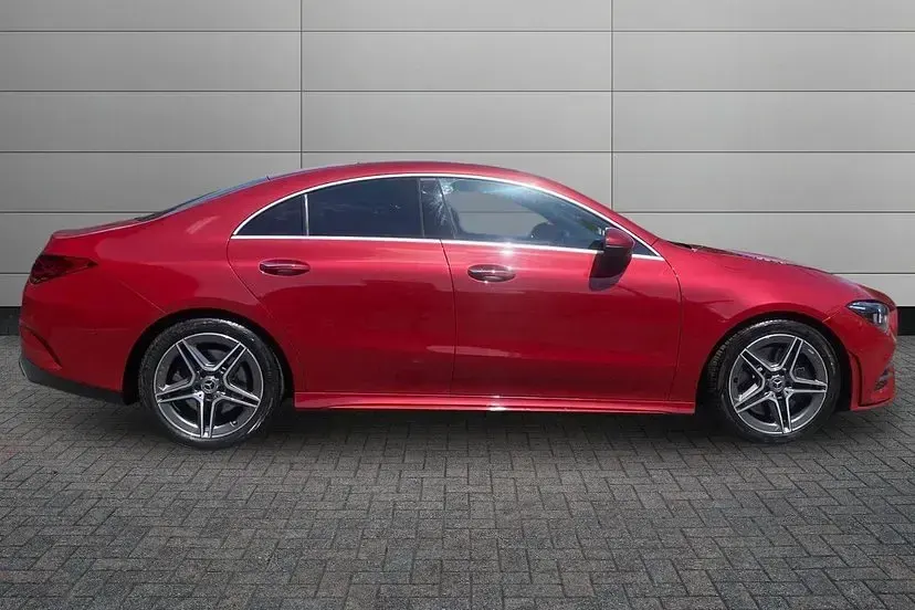 Used Mercedes CLA250 AMG line 221 HP (162 kW) 2020 Red Coupe