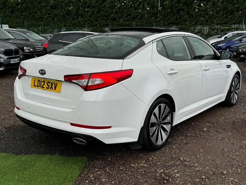 Used Kia Optima 2012 White Sedan