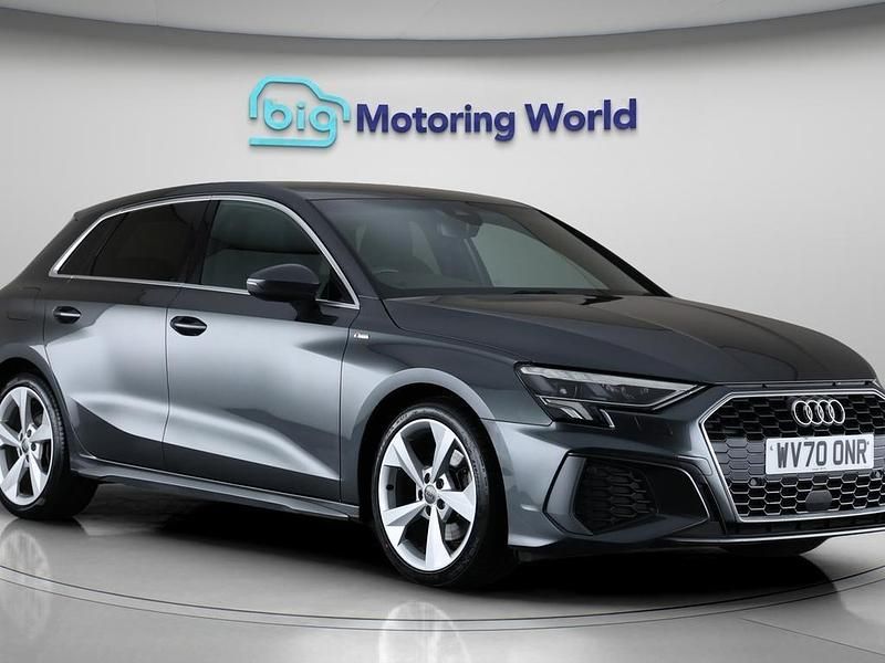 Grey Used 2020 Audi A3 Sportback S-Line Hatchback | £18,500 (Fair price) - Image 1/4