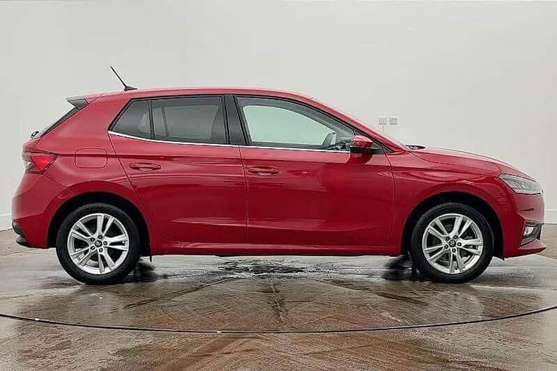 Used Skoda Fabia SE L 113 HP (83 kW) 2025 Red Hatchback