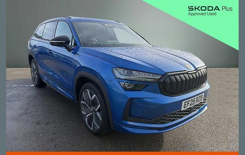 Used Skoda Kodiaq SportLine 147 HP (108 kW) 2025 Race blue metallic SUV