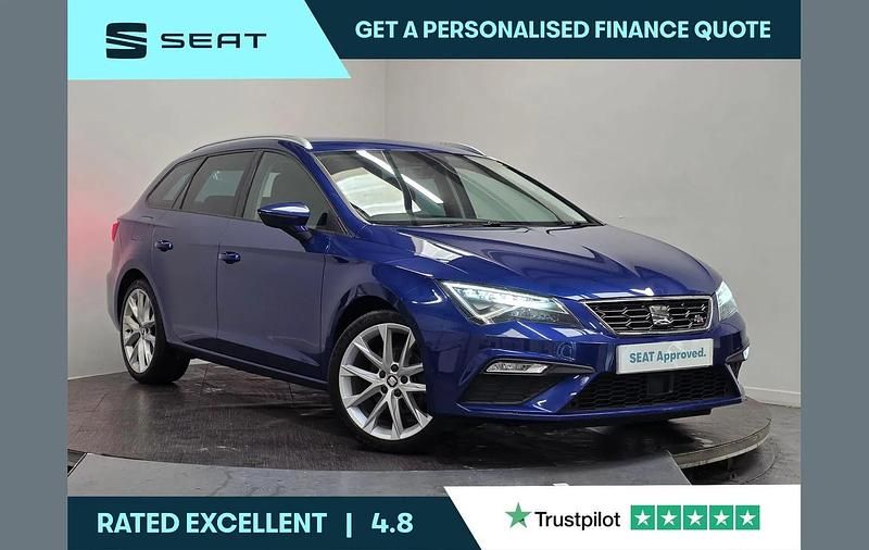 Used Seat Leon ST FR 147 HP (108 kW) 2017 Blue Estate