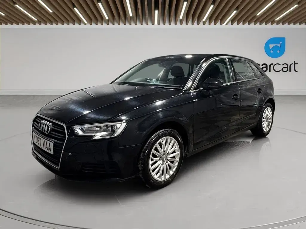 Used Audi A3 Sportback Design 116 HP (85 kW) 2017 Black Hatchback