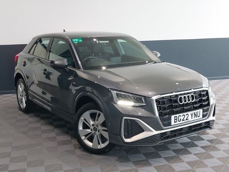 Grey Used 2022 Audi Q2 S-Line SUV | £21,998 (Fair price) - Image 1/4