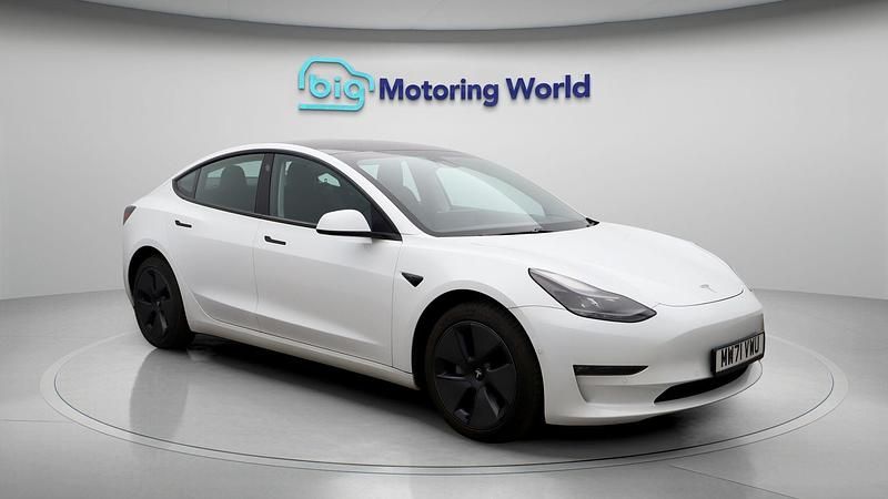 Used Tesla Model 3 Long Range AWD 366 kW (498 HP) 2021 White Sedan
