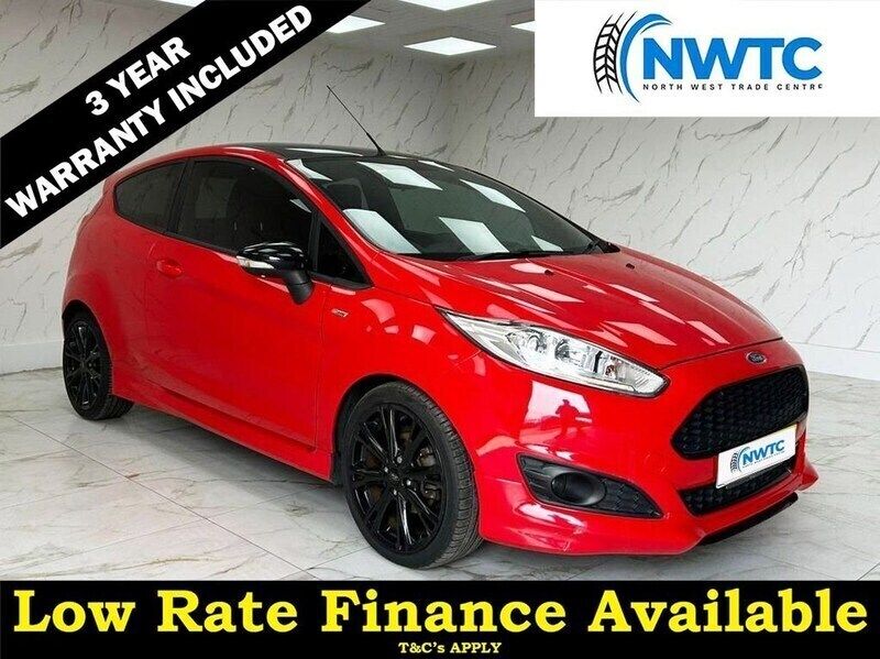 Red Used 2016 Ford Fiesta ST-Line Hatchback | £5,195 (Fair price) - Image 1/3