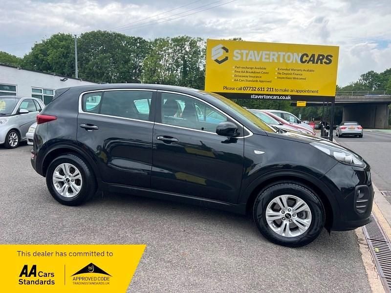 Black Used 2018 Kia Sportage 2 SUV | £8,295 (Good price) - Image 1/2