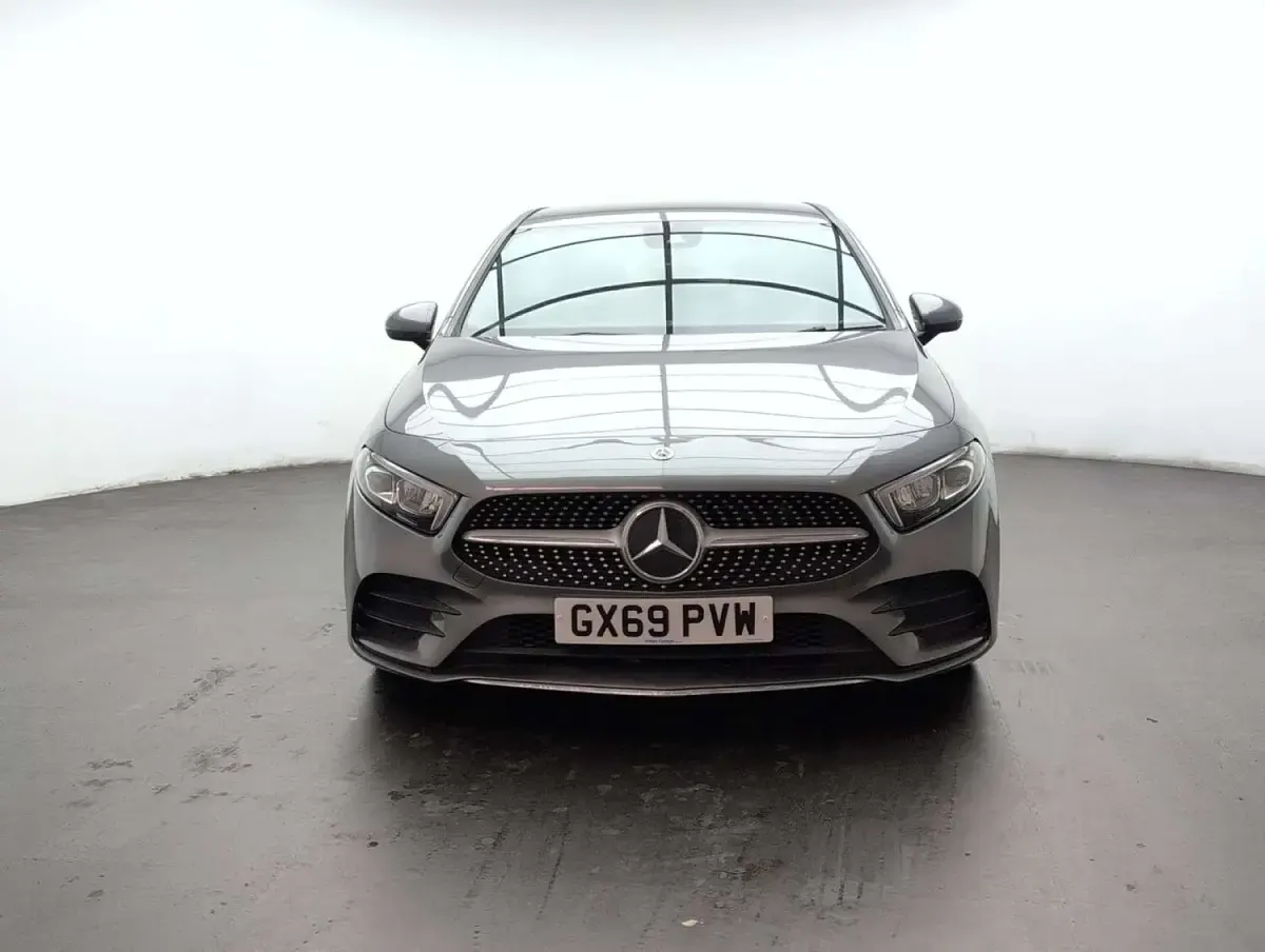 Used Mercedes A200 AMG line 163 HP (119 kW) 2019 Grey Hatchback