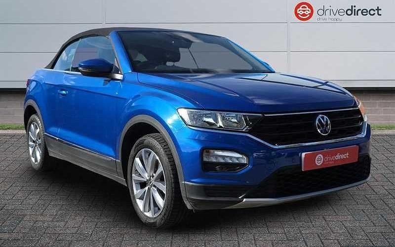 Used VW T-Roc Cabriolet Design 150 HP (110 kW) 2021 Metallic  ravenna blue Cabriolet