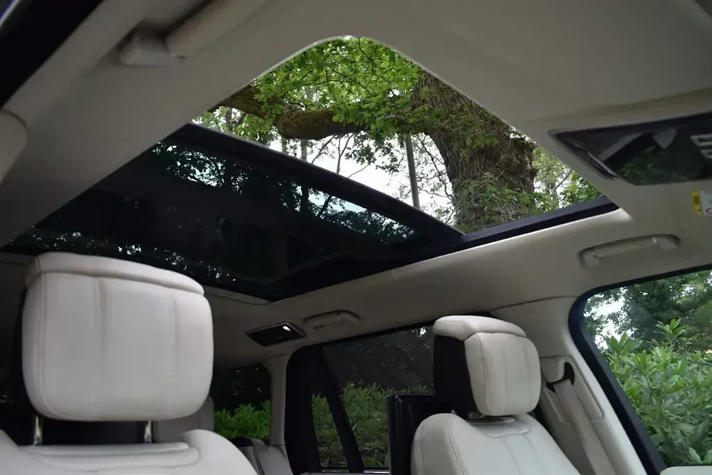 Used Land Rover Range Rover Autobiography 2019 Carpathian grey metallic with ivory perforated hide SUV