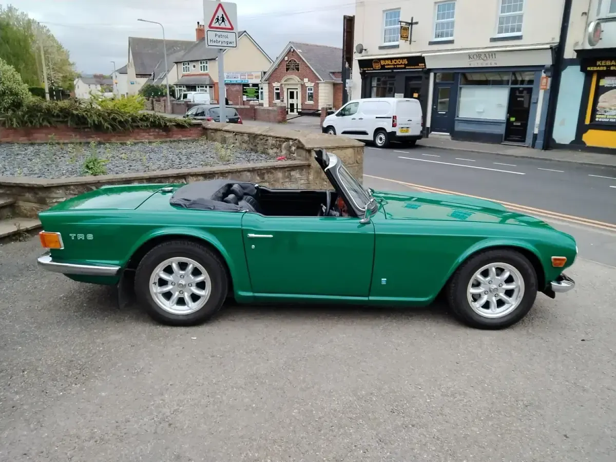 Used Triumph TR6 150 HP (110 kW) 1973 Green Cabriolet