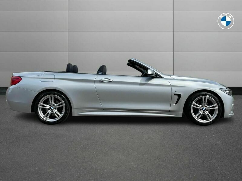 Used BMW 420 M Sport 184 HP (135 kW) 2019 Glacier silver Cabriolet