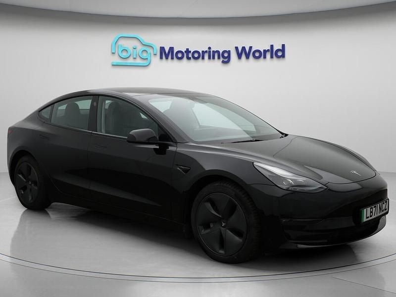 Black Used 2021 Tesla Model 3 Long Range AWD Sedan | £21,000 (Fair price) - Image 1/4
