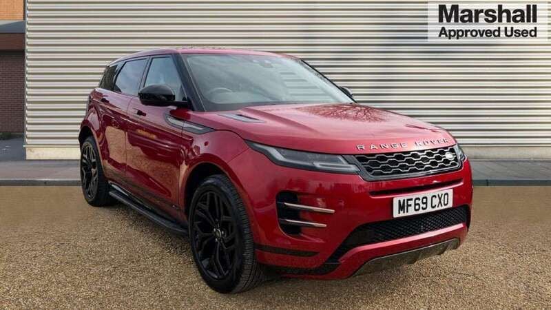 Red Used 2019 Land Rover Range Rover evoque HSE Dynamic SUV | £23,376 (Fair price) - Image 1/4