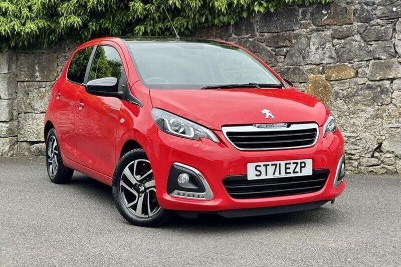 Red Used 2021 Peugeot 108 Allure Hatchback | £8,995 (Fair price) - Image 1/1
