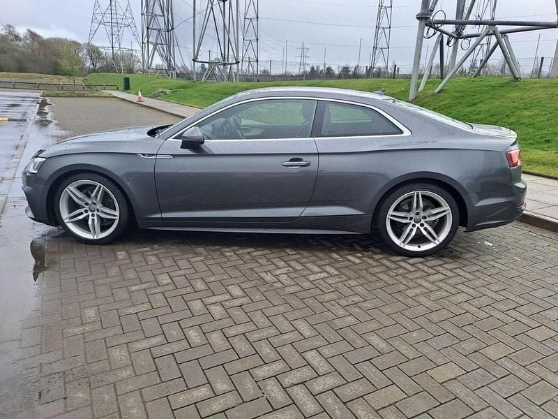 Used Audi A5 S-Line 150 HP (110 kW) 2019 Grey Coupe
