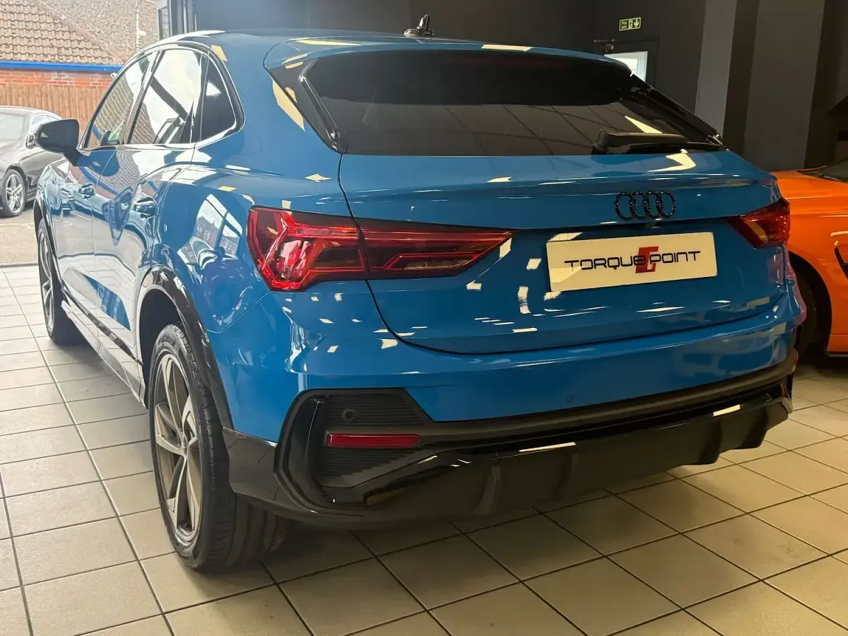 Used Audi Q3 Sportback Black Edition 147 HP (108 kW) 2021 Blue SUV