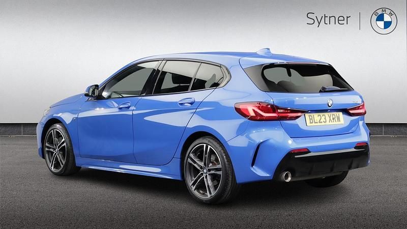 Used BMW 118 M Sport 134 HP (98 kW) 2023 Blue Hatchback