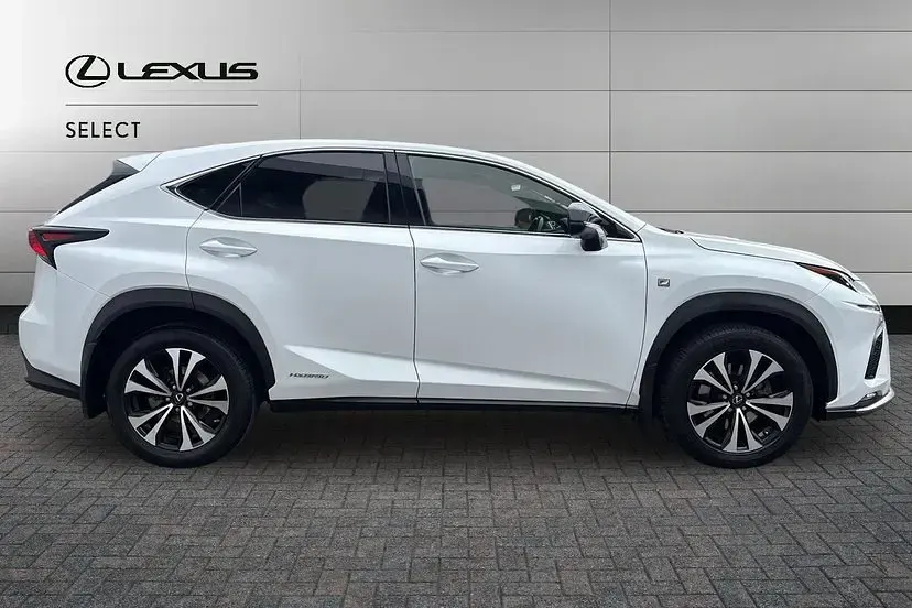 Used Lexus NX300h Sport Line 194 HP (142 kW) 2020 F sport white SUV