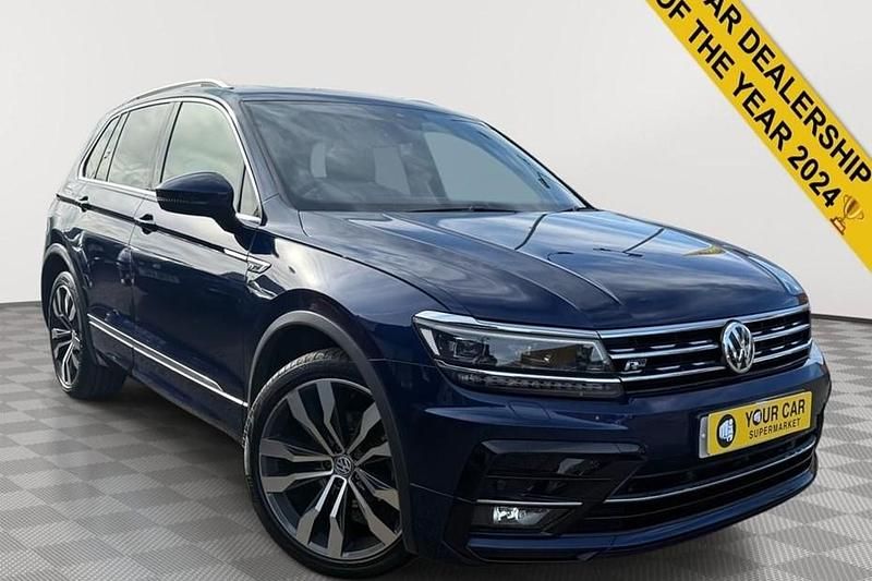 Blue Used 2017 VW Tiguan R-line SUV | £17,000 (Good price) - Image 1/1