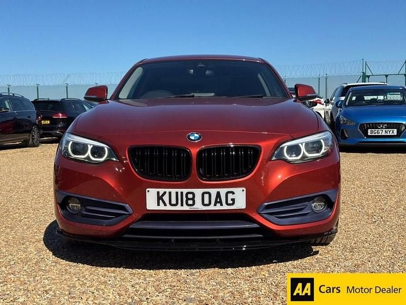 Used BMW 220 Sport Line 184 HP (135 kW) 2018 Orange Coupe