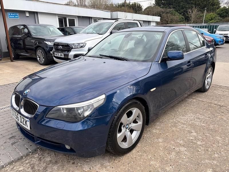 Used BMW 525 2006 Blue Sedan