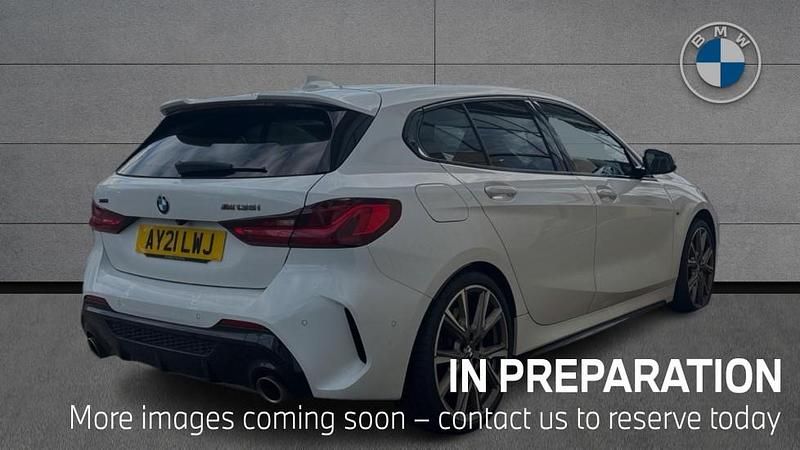Used BMW M135 Comfort Edition 302 HP (222 kW) 2021 White Hatchback