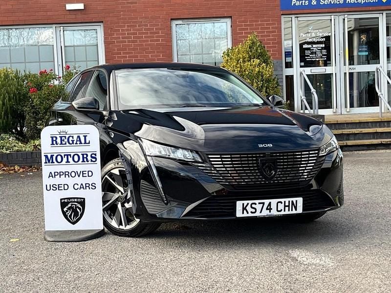 Black Used 2024 Peugeot 308 Allure Estate | £19,995 (Fair price) - Image 1/3