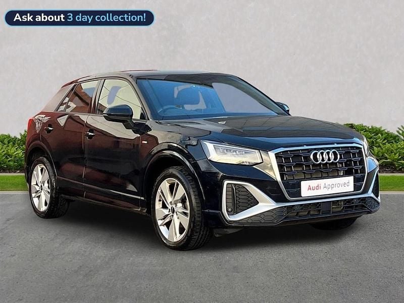 Black Used 2023 Audi Q2 S-Line SUV | £23,959 (Fair price) - Image 1/4