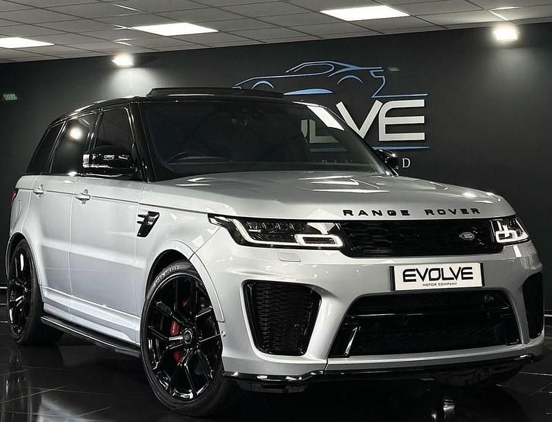 Used Land Rover Range Rover Sport SVR 575 HP (422 kW) 2018 Silver SUV