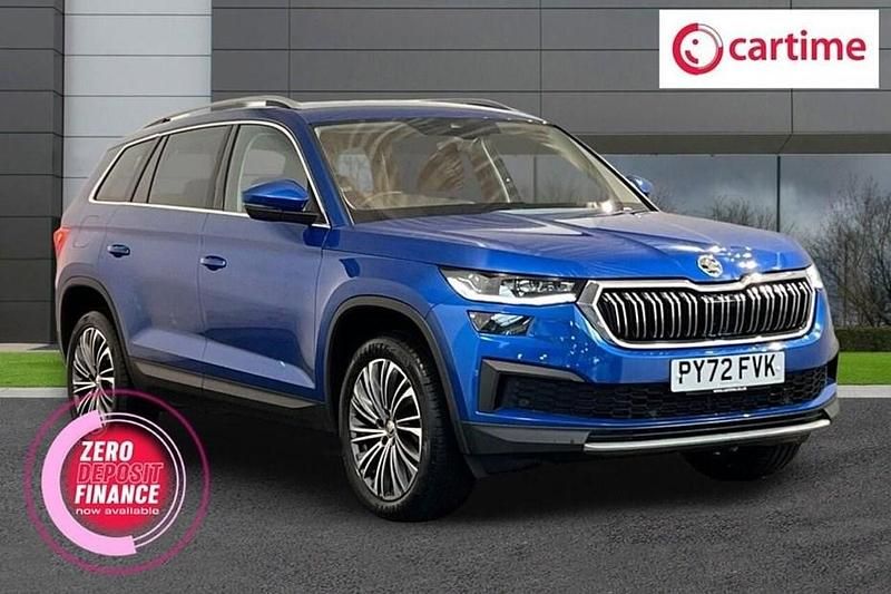 Used Skoda Kodiaq SE L Executive 150 HP (110 kW) 2022 Blue SUV